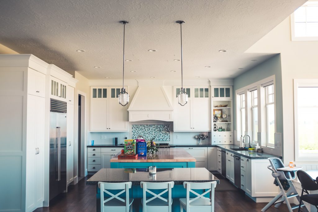 a home staged for selling